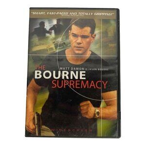 The Bourne Supremacy Widescreen DVD Matt Damon Action Thriller
